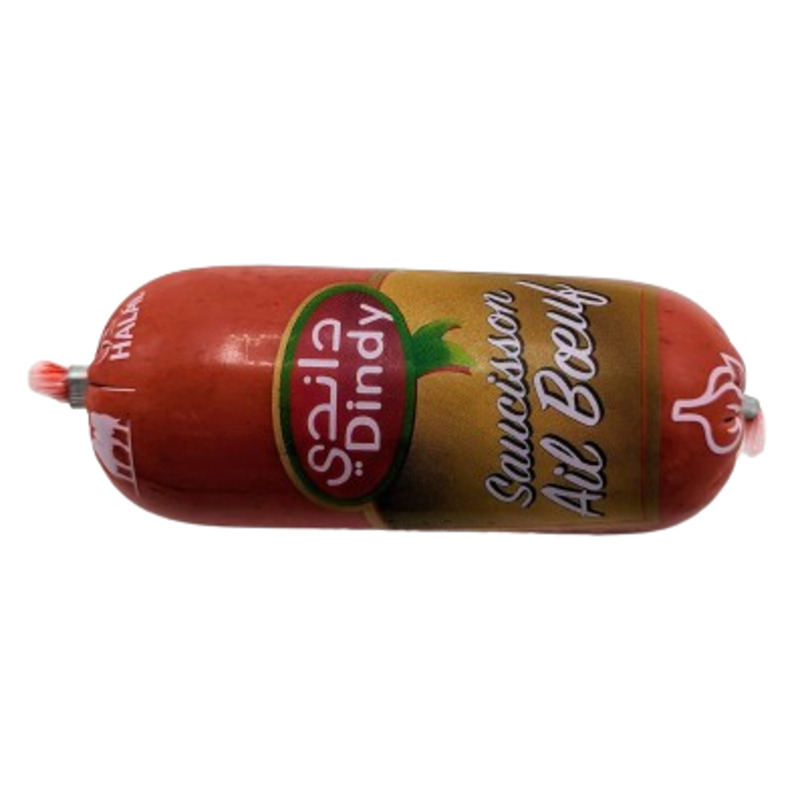 Saucisson de bœuf à l’ail Dindy – 200 g